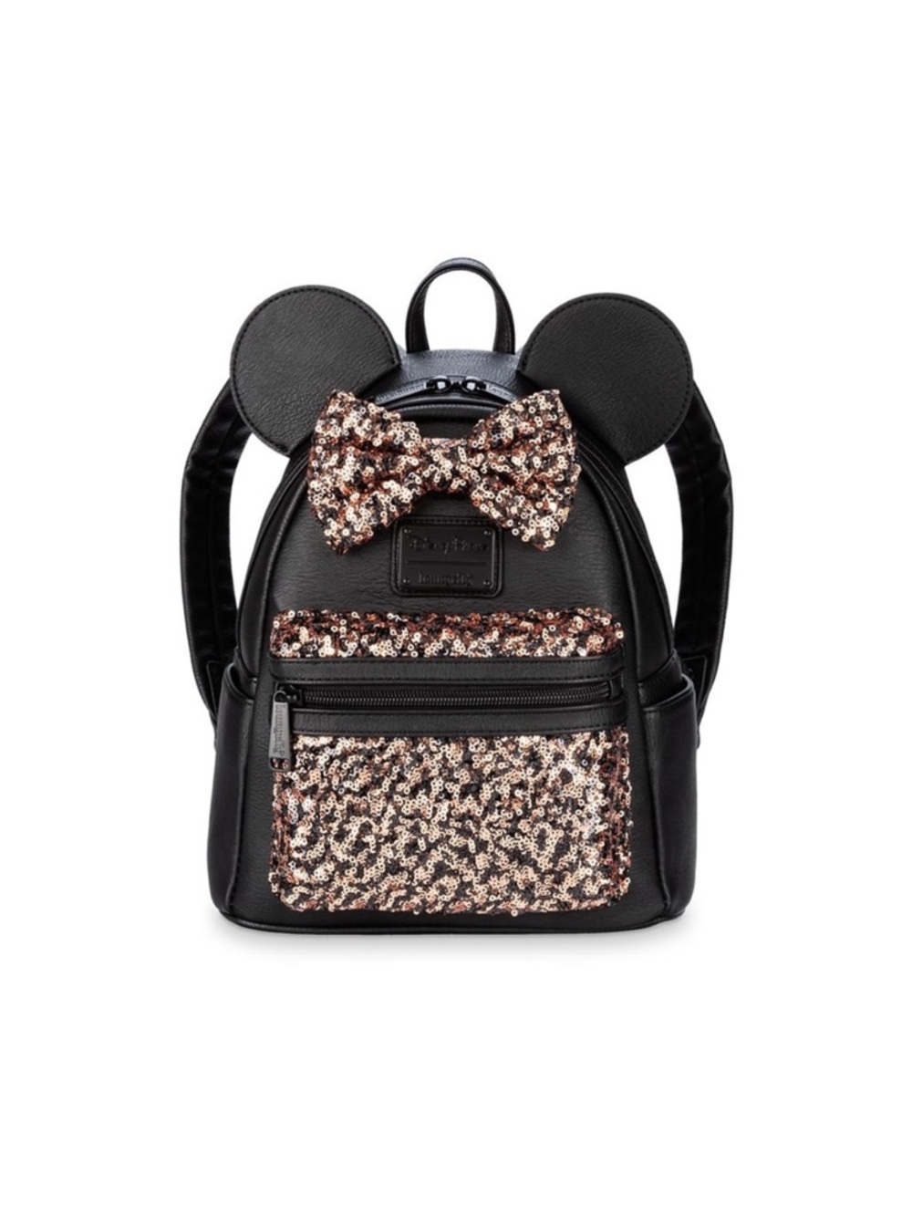 NEW Minnie Mouse Sequined Mini Backpack by Loungefly – Belle Bronze